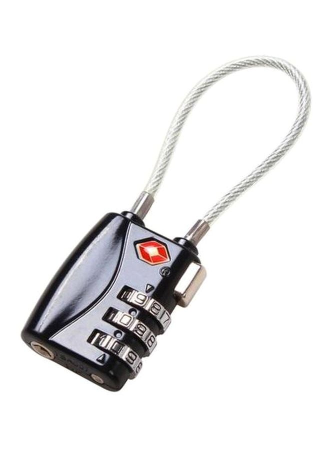 Generic 3-Digit Travel Luggage Combination Lock Black  - Image 2