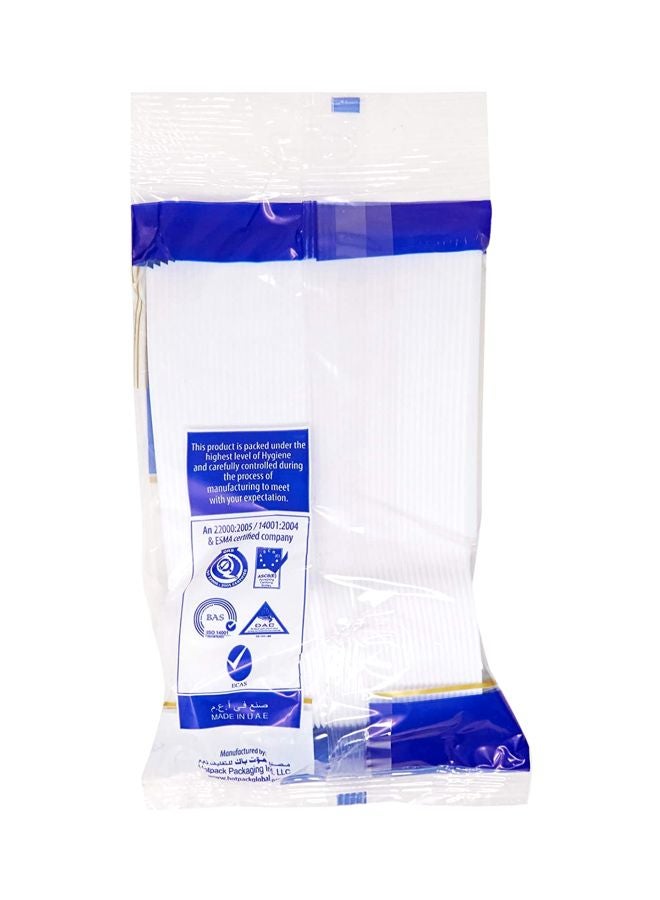 طقم ملاعق للاستخدام مرة واحدة مكون من 50 قطعة