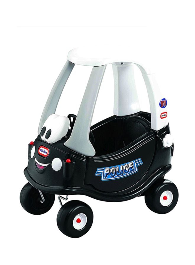 little tikes Cozy Coupe Police Ride-On Car 615795 29.5x33.5x16.5inch - Image 1