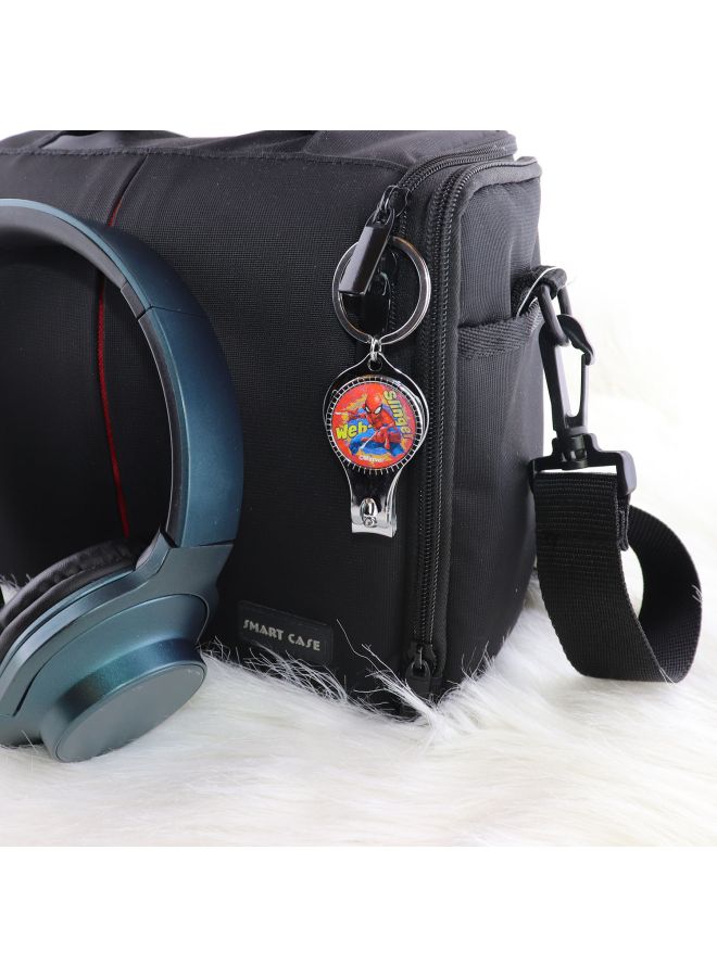 MARVEL Spiderman Themed Key Ring With Nail Clipper Red/Yellow/Silver - Image 4