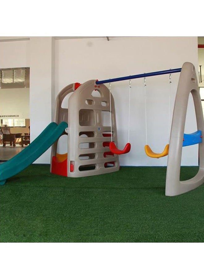Rainbow Slide And Twin Swing Set 191x 193x 415cm  - Image 2