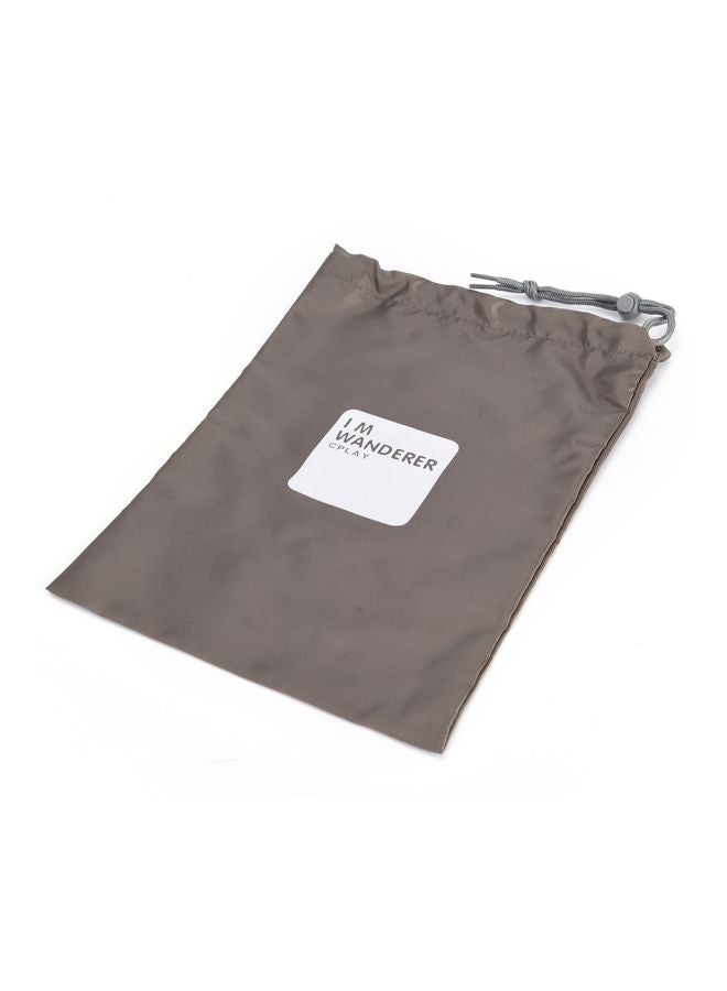 Generic 4-Piece Waterproof Shoe Storage Bag Coffee/White  - Image 2