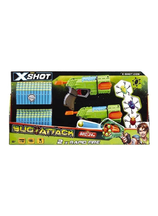 x_shot لعبة القاذف باج أتاك بسرعة مزدوجة 65سم - Image 2