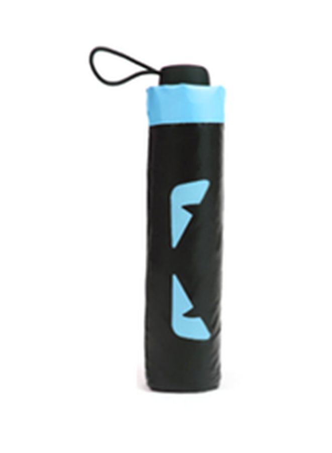 Little Devil Printed Folded Umbrella Blue/Black - Image 2