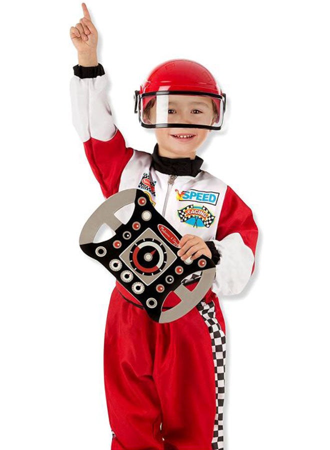 Melissa & Doug - 3-Piece Race Car Driver Costume Set 8552MD - Image 1