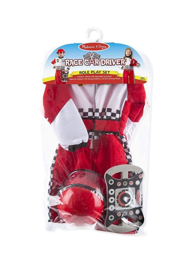 Melissa & Doug - 3-Piece Race Car Driver Costume Set 8552MD - Image 1