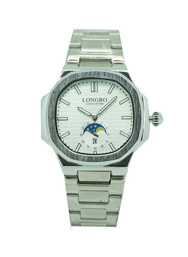 Longbo Men's Water Resistant Stainless Steel  Analog Wrist Watch LO80696GSW