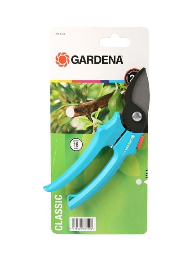 GARDENA Classic Bypass Secateur Blue/Black/Silver  - Image 2