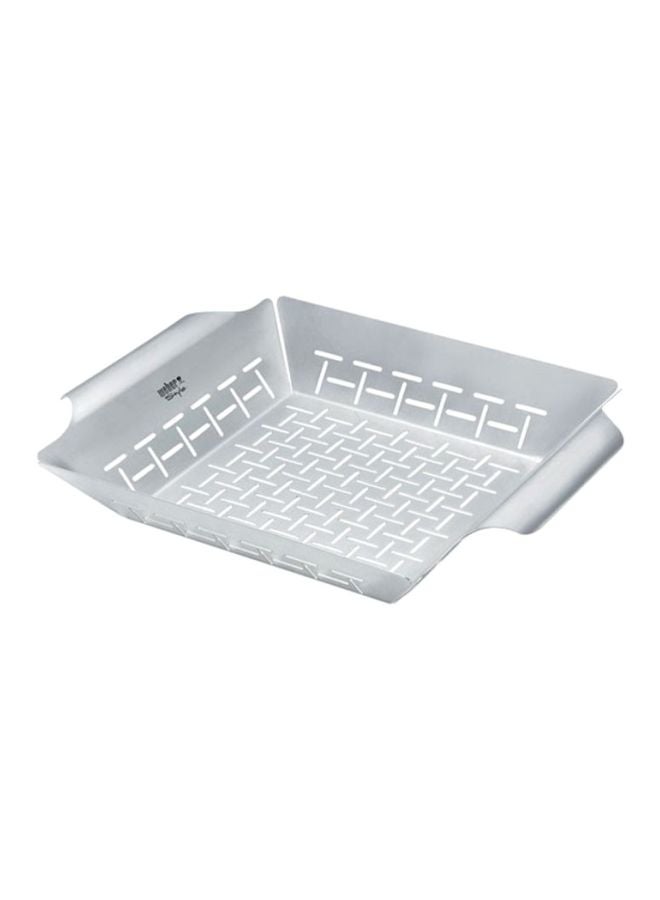 Weber Stainless Steel Vegetable Frying Grill Silver  - Image 1