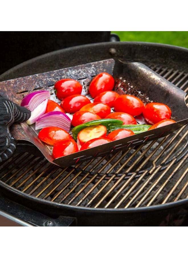Weber Stainless Steel Vegetable Frying Grill Silver  - Image 2