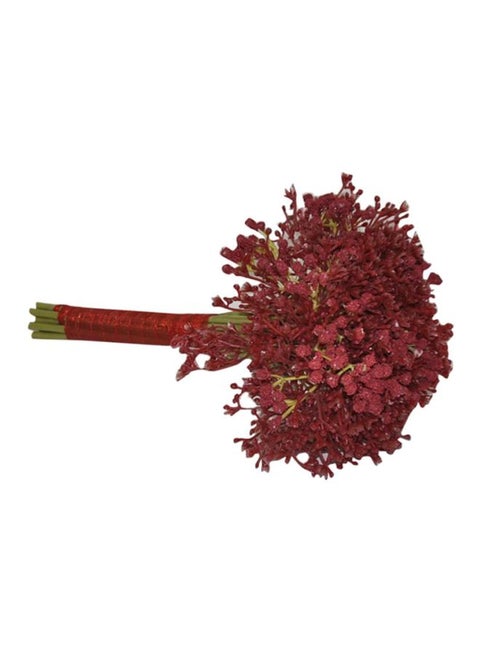 Bundle Of Artificial Flowers Red 7centimeter