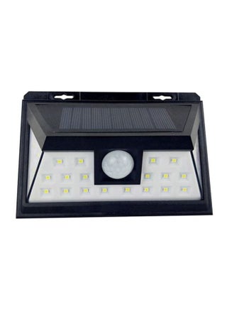 24 LED Solar Outdoor Wall Light Black/Silver/White - v1597739905/N25258352A_1