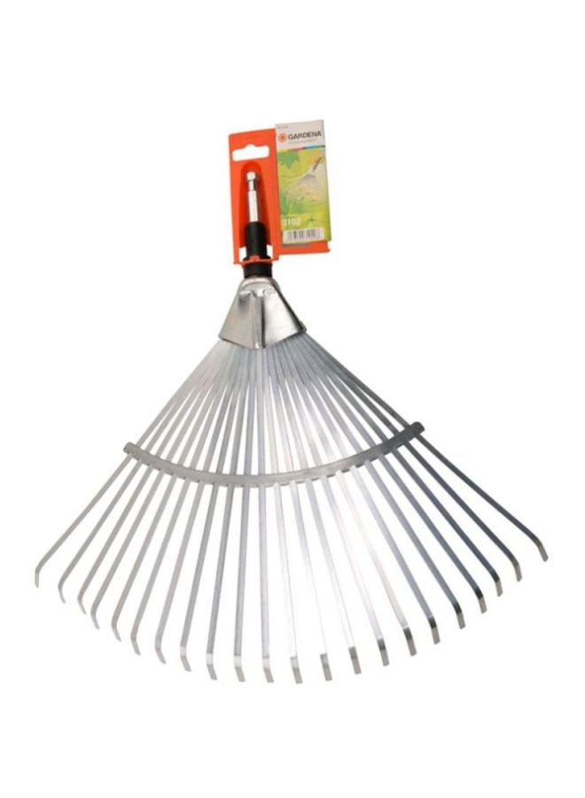 GARDENA Combisystem Adjustable Rake Silver/Black 50cm  - Image 2