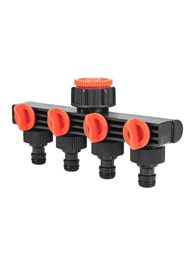 Angel city 4-Way Water Separator Plastic Joint Black - Image 2