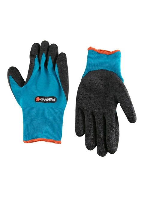 Gardening Gloves Blue/Black/Orange M/8