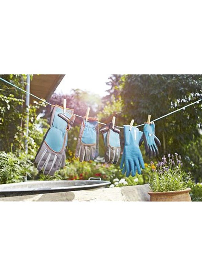 GARDENA One Pair Of Gardening Gloves Set Blue S/7  - Image 5