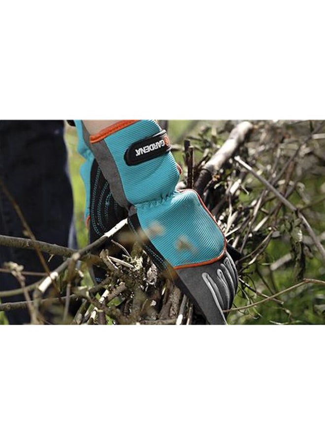 Gardening Gloves Blue/Black/Orange M/8