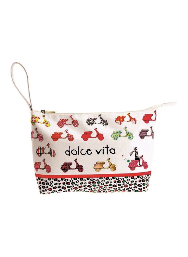 بيج ديزاين مقلمة بتصميم سكوتر أبيض/ أحمر/ أصفر - Image 1