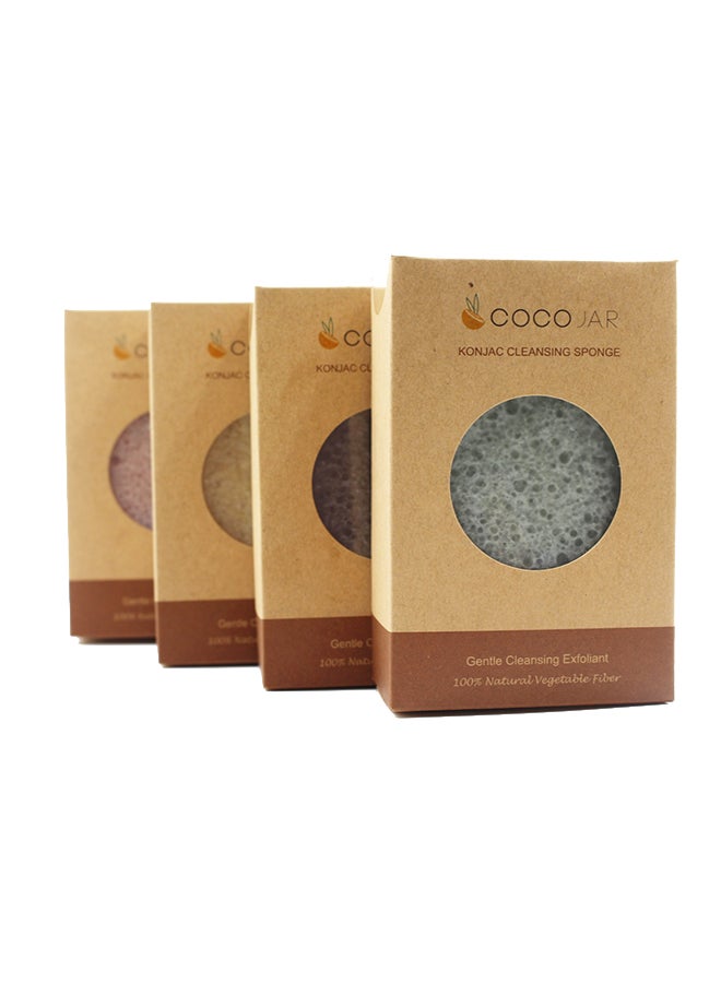 Coco Jar Konjac Cleansing Sponge Pink  - Image 3