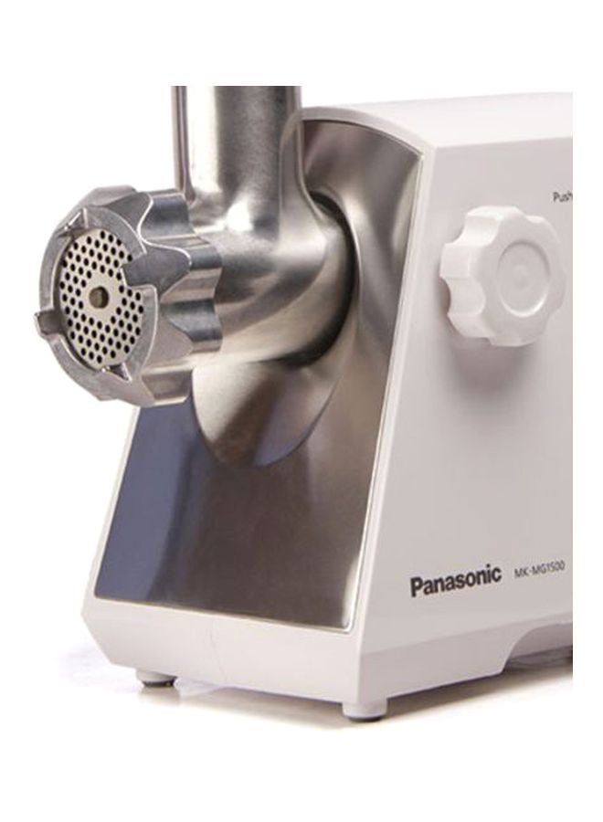 Panasonic - Meat Grinder 1500W 1500.0 W MK-MG1560 White/Silver - Image 1