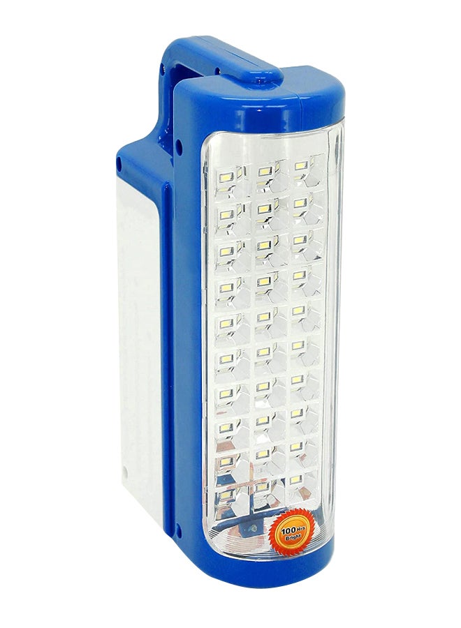 SONASHI Rechargeable Emergency Lantern  Bright LED Light with 2 Modes  Extended Battery Life with 40 Hours Working Time  Solar Charge and Power Bank Function  For Hiking and Camping SEL-702 White/Blue  - Image 2
