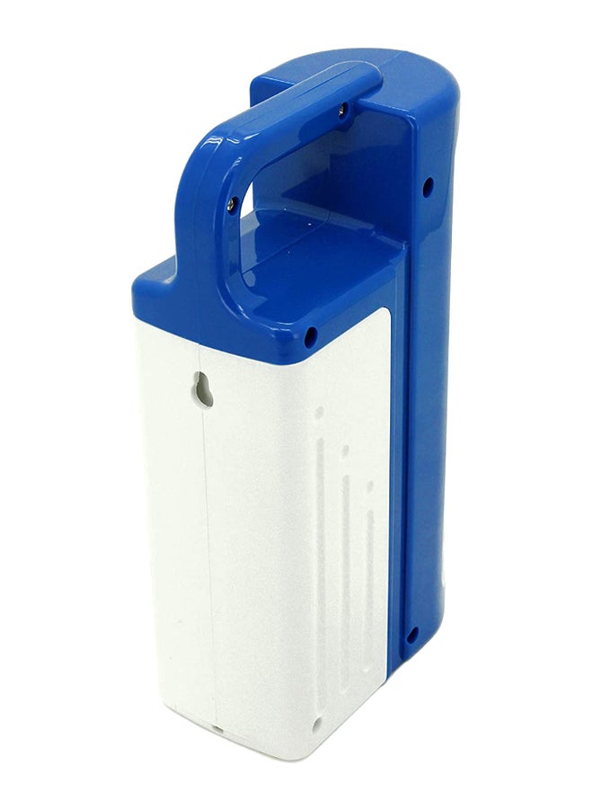 SONASHI Rechargeable Emergency Lantern  Bright LED Light with 2 Modes  Extended Battery Life with 40 Hours Working Time  Solar Charge and Power Bank Function  For Hiking and Camping SEL-702 White/Blue  - Image 3