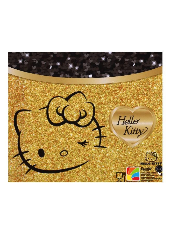 هالو كيتي طقم مكون من قطعتين من صندوق الغداء وزجاجة المياه بغطاء محكم مطبوع عليه صورة قطة للأطفال - Image 2