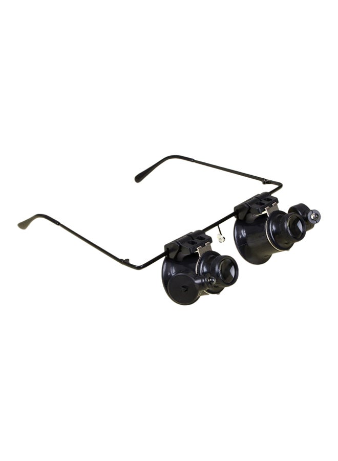 طقم نظارات تكبير لإصلاح الساعات بمقدار 20 ضعفا مع مصباحي LED  - Image 2