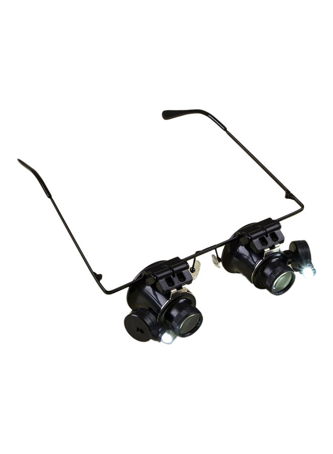 طقم نظارات تكبير لإصلاح الساعات بمقدار 20 ضعفا مع مصباحي LED  - Image 5