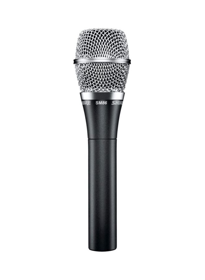 Shure Cardioid Condenser Vocal Microphone SM86 Black/Silver  - Image 1