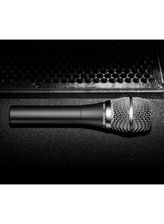 Shure Cardioid Condenser Vocal Microphone SM86 Black/Silver  - Image 3