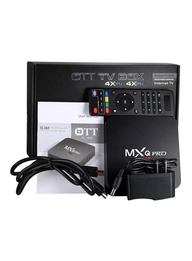MXQ 4K Kodi Smart TV Box MXQP Black  - Image 4