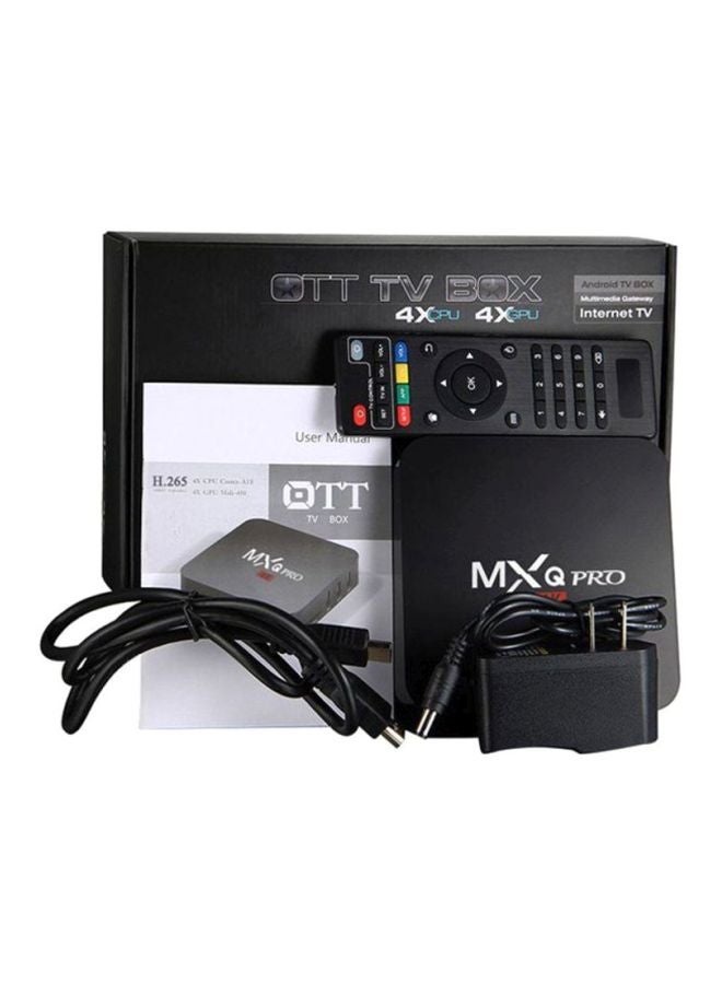 MXQ Pro - 4K Smart TV Box ZAMPEQ MXQ Pro Black - Image 1