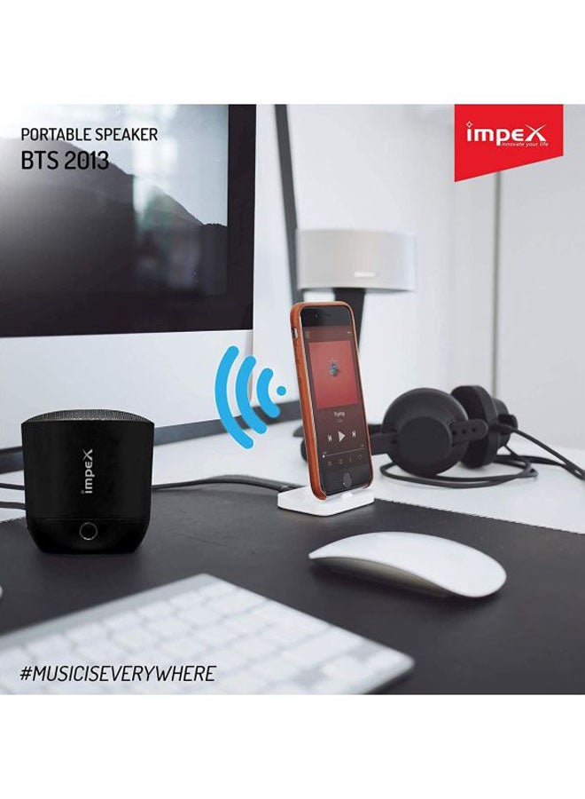 Impex - Rechargeable Multimedia Bluetooth Speaker Black - Image 1