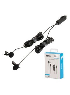 BOYA Dual Lavalier Microphone Black  - Image 2