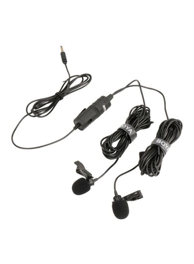 BOYA Dual Lavalier Microphone Black  - Image 3