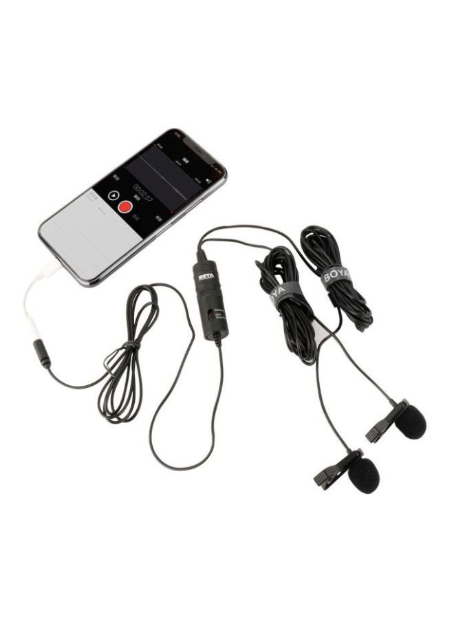 BOYA Dual Lavalier Microphone Black  - Image 4
