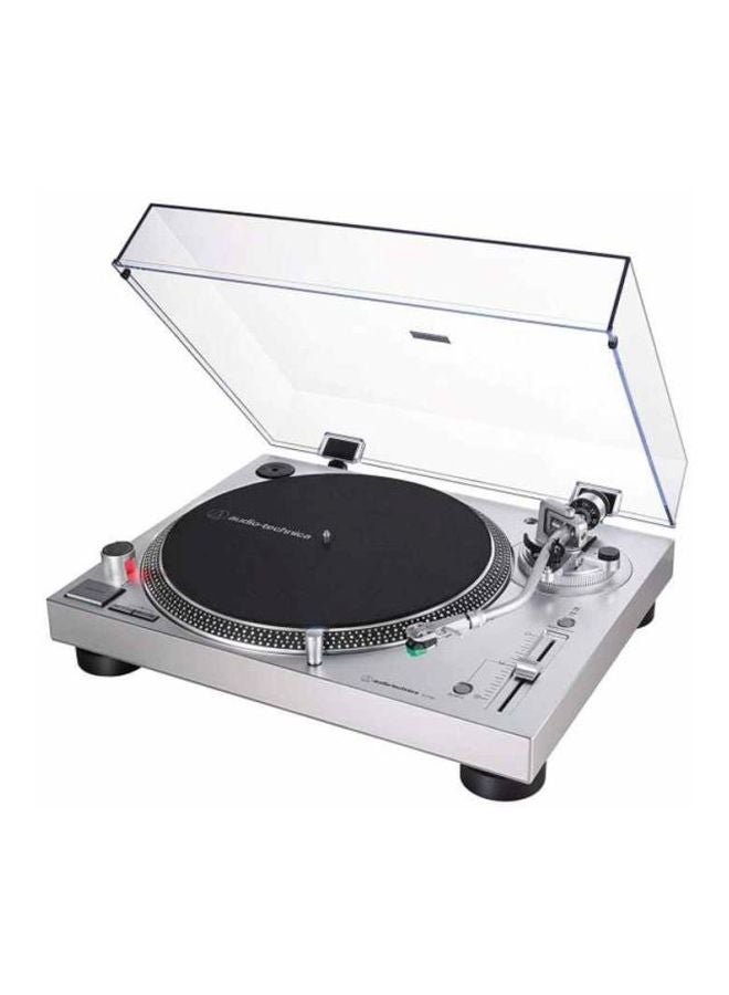 audio-technica - USB Direct-Drive Turntable AT-LP120X Silver/Black - Image 1