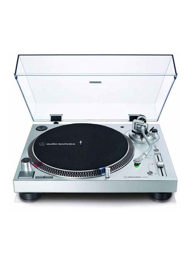 audio-technica - USB Direct-Drive Turntable AT-LP120X Silver/Black - Image 1