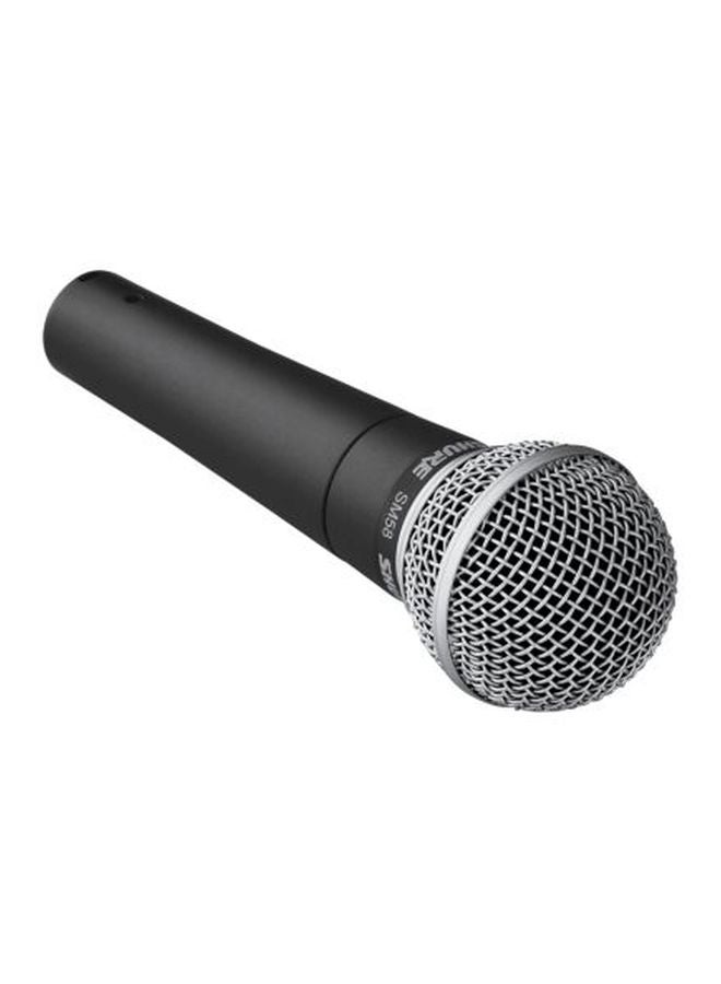 Shure - Cardioid Dynamic Microphone SM58SE Black/Silver - Image 1