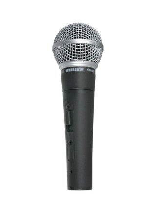 SM58 Pro XLR Dynamic Microphone with On/Off Switch - Professional Studio & Live Performance Cardioid Mic for Vocals, Podcasting, and Recording SM58SE Black/Silver - v1597748610/N35955817A_1