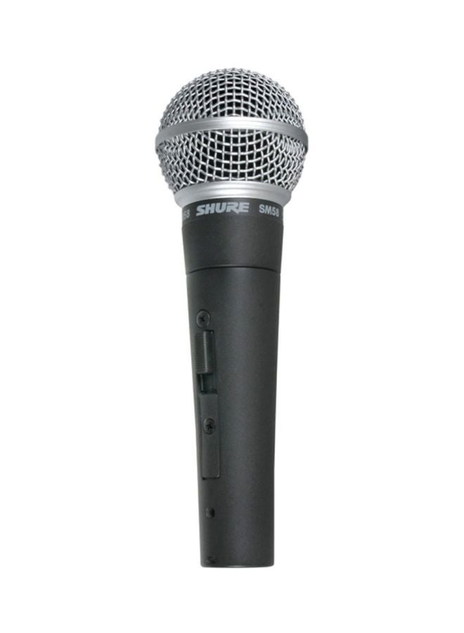 Shure - Cardioid Dynamic Microphone SM58SE Black/Silver - Image 1