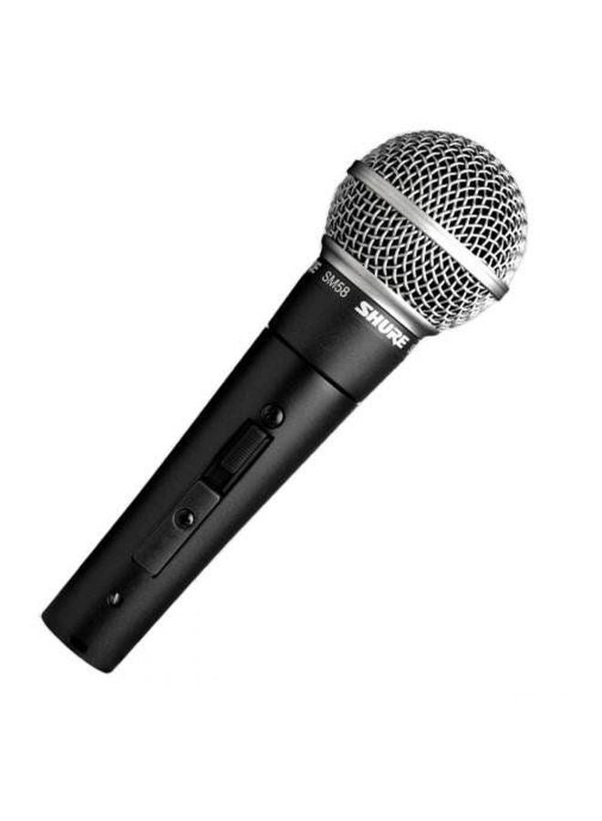 Shure - Cardioid Dynamic Microphone SM58SE Black/Silver - Image 1