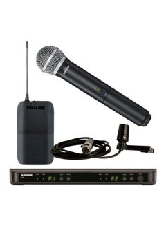 Shure Dual Channel Combo Wireless System BLX1288/CVL Black  - Image 3