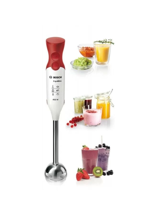 BOSCH Hand Blender MSM64110 White/Red/Clear  - Image 3