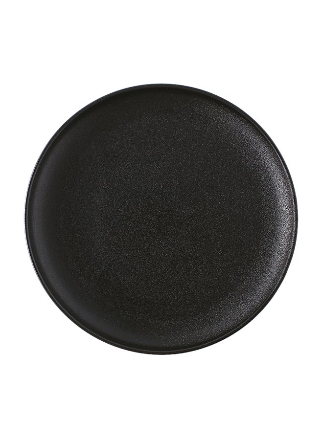 8-inch Sand Glaze Ceramic Plate Black - v1597750397/N39859507A_1