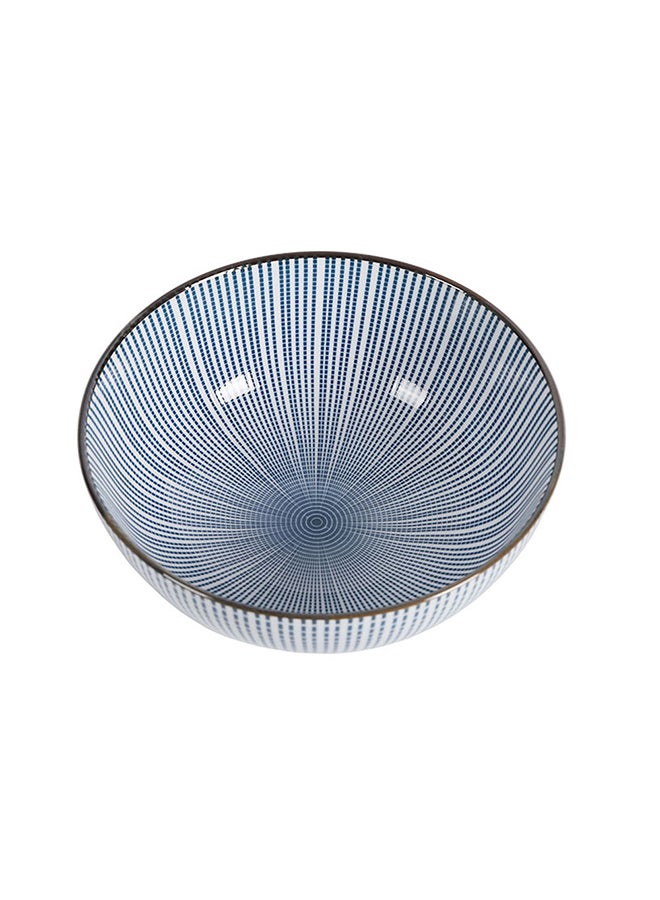 شاربدو وعاء حساء فاخر من السيراميك مقاس 8 بوصات لون أزرق 20.5x20.5x8.5سم - Image 3