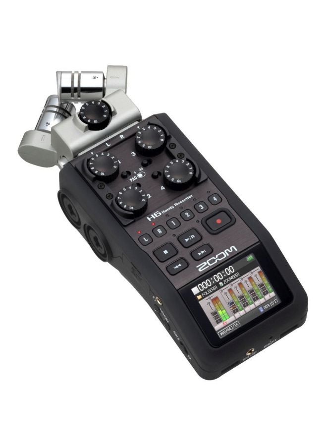 ZOOM - H6 Recorder Microphone System H6 Black/Silver - Image 1