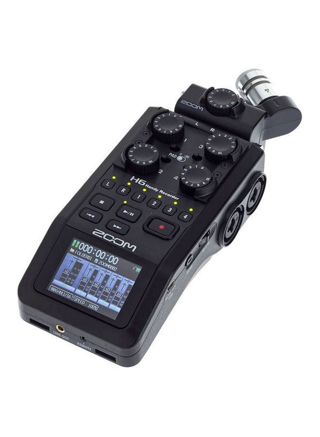 ZOOM - H6 Recorder Microphone System H6 Black/Silver - Image 1