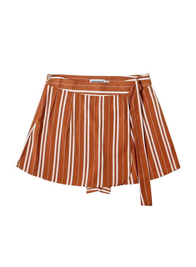 Hanyimidoo Classic Versatile Skort Brown/White  - Image 1